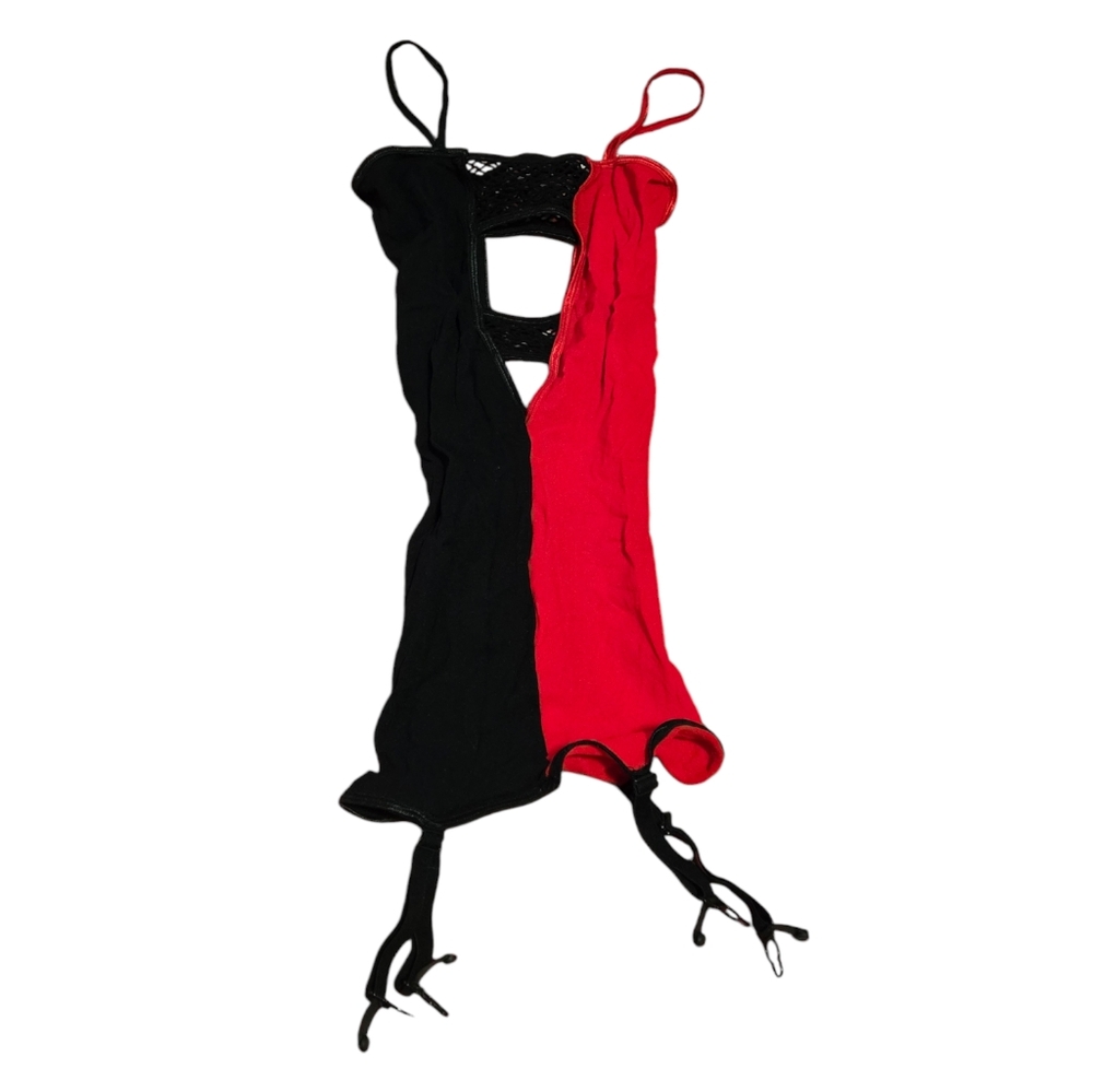 3/$35 Black & Red Slip Lingerie